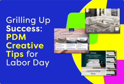 Image of creative post card sales for labor day