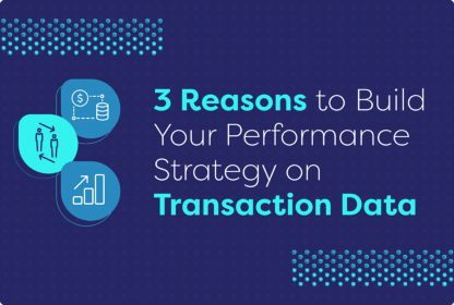 Transaction data in performance marketing