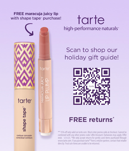 Tarte 2024 Holiday Programmatic Direct Mail Campaign