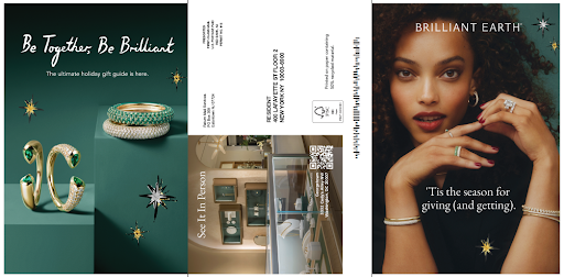Brilliant Earth 2024 Holiday Programmatic Direct Mail