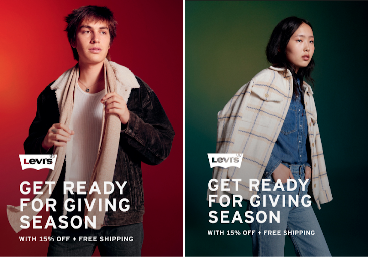 Levi's 2024 Holiday Campaigns - Programmatic Direct Mail