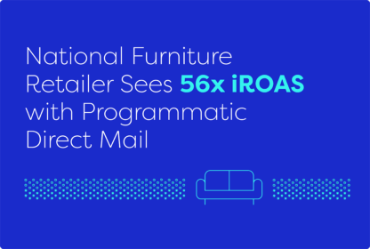 National Furniture Retailer 56x iROAS With Programmatic Direct Mail