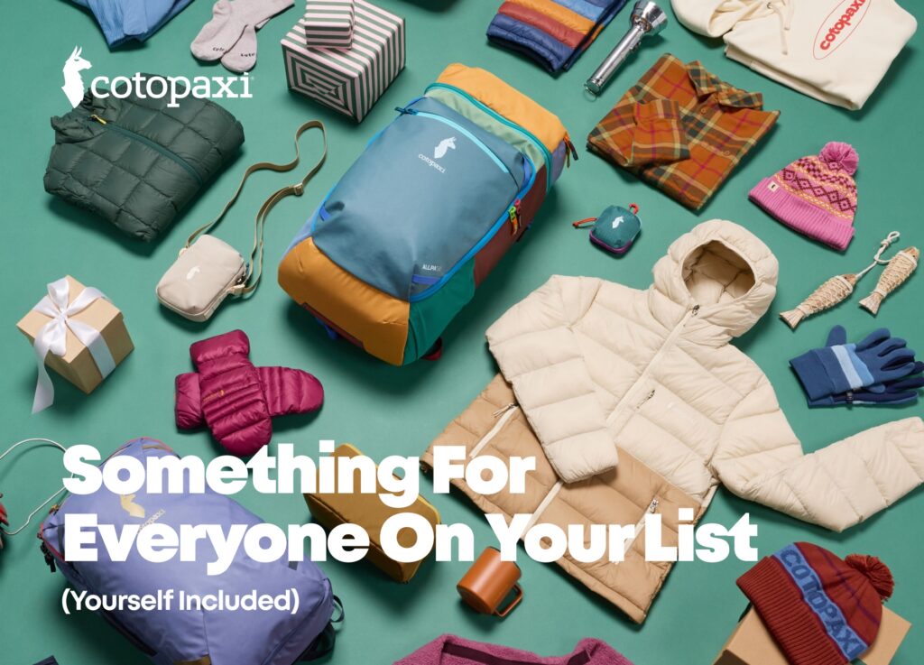 Cotopaxi holiday direct mail